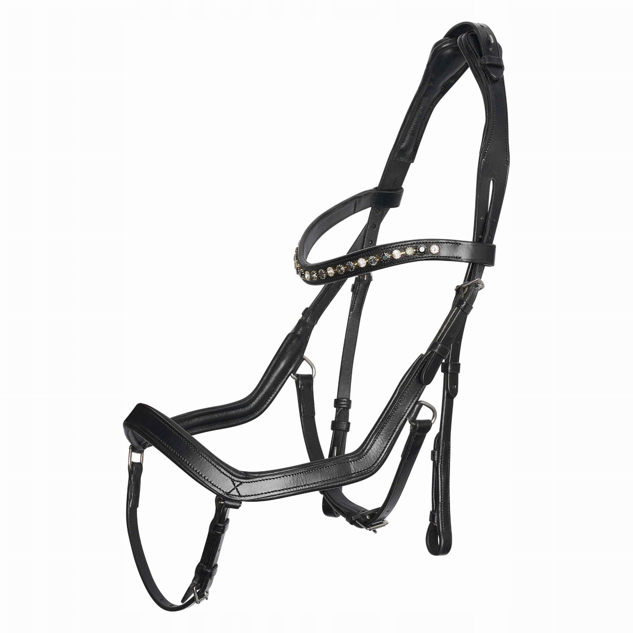 Imperial Riding ogłowie anatomiczne Diamond silver-grey Cob