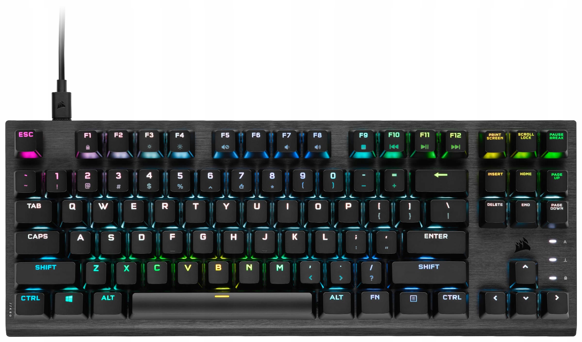 KLAWIATURA CORSAIR K60 PRO TKL RGB Tenkeyless Gaming Keyboard OPX US'Intl