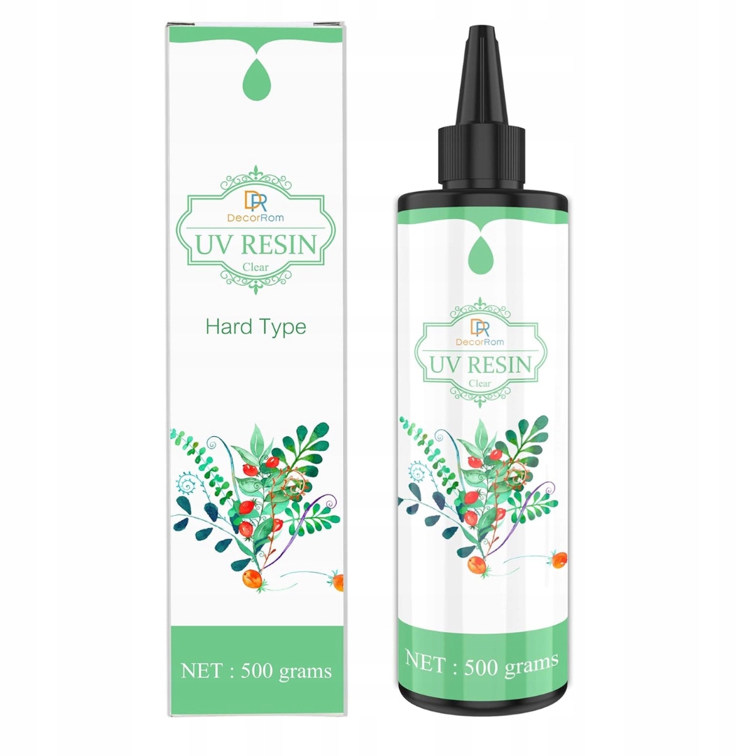 Uv Pryskyřice |tvrdé Lepidlo Vytvrzené Ultrafialovým Zářením |krystalicky Čisté 500G
