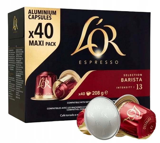 L’OR Espresso Barista kapszulák Nespresso-hoz 40 db