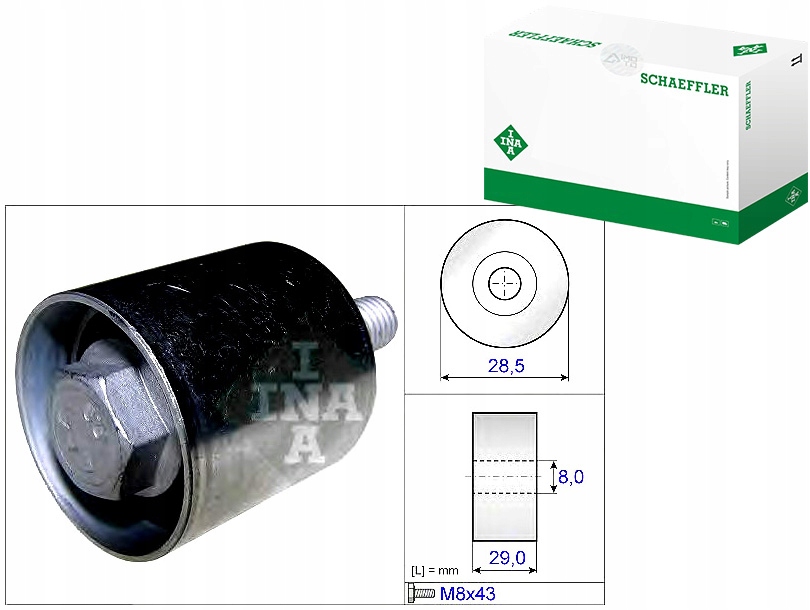 INA532 0661 10 Rolka Rozvodového Řemene Opel Astra Gtc Asistent řidiče #33