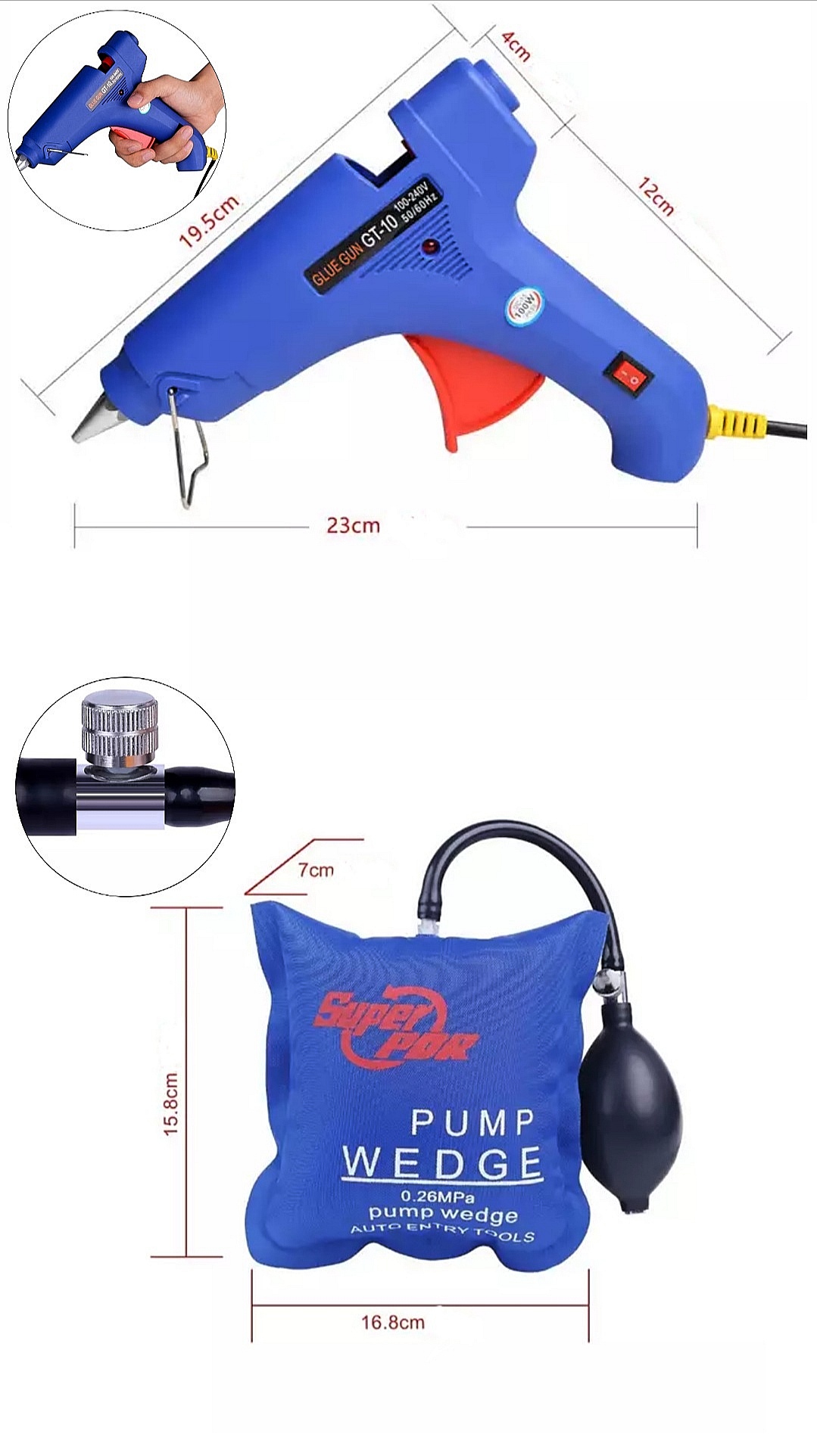 Zestaw PDR puller mostek Weight with packaging 5 kg