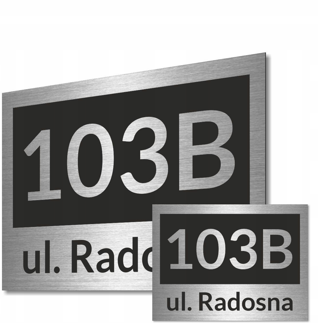 

Numer Domu tabliczka tablica adresowa 30x20 nr Alu