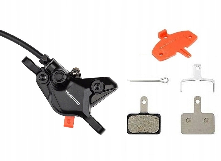 Zacisk hamulcowy Shimano Deore Br- MT410 przód tył Pm klocki przewód 145cm