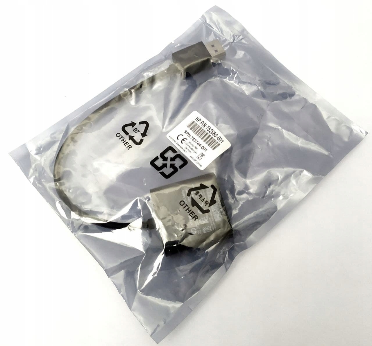 

Originalny Hp Adapter Przejściówka DisplayPort DVI