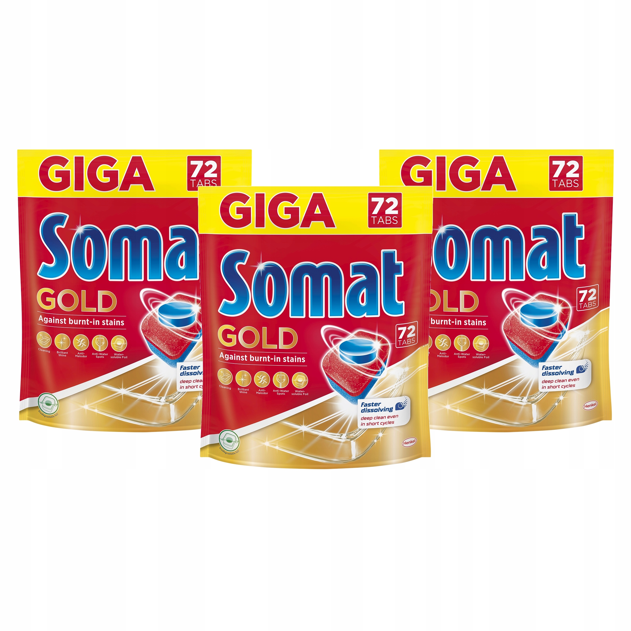 

Somat Gold Tabletki do Zmywarki Giga 216 szt.