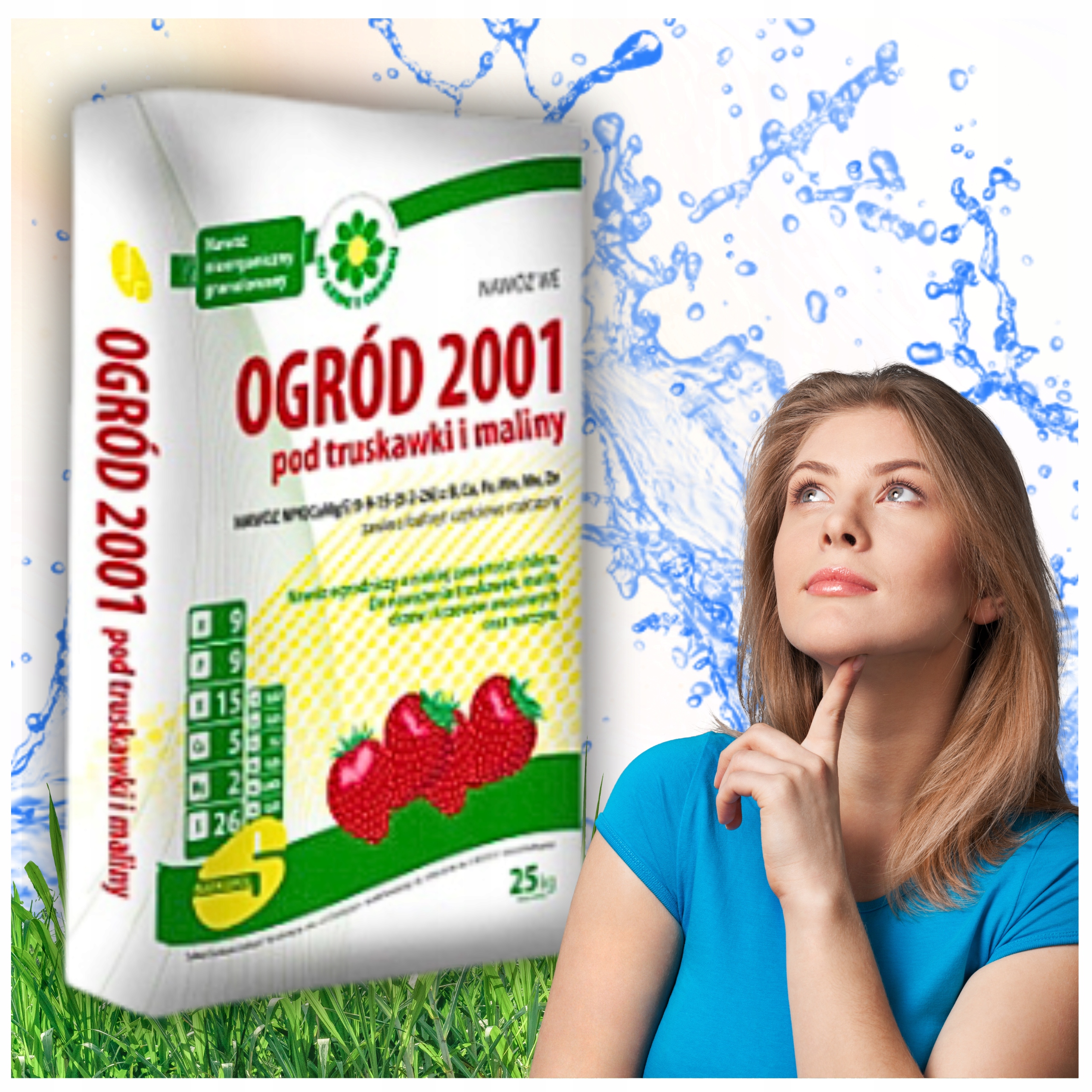 NAWÓZ WIELOSKŁADNIKOWY DO OWOCÓW LEŚNYCH MALIN TRUSKAWEK OGRODOWY MALINY