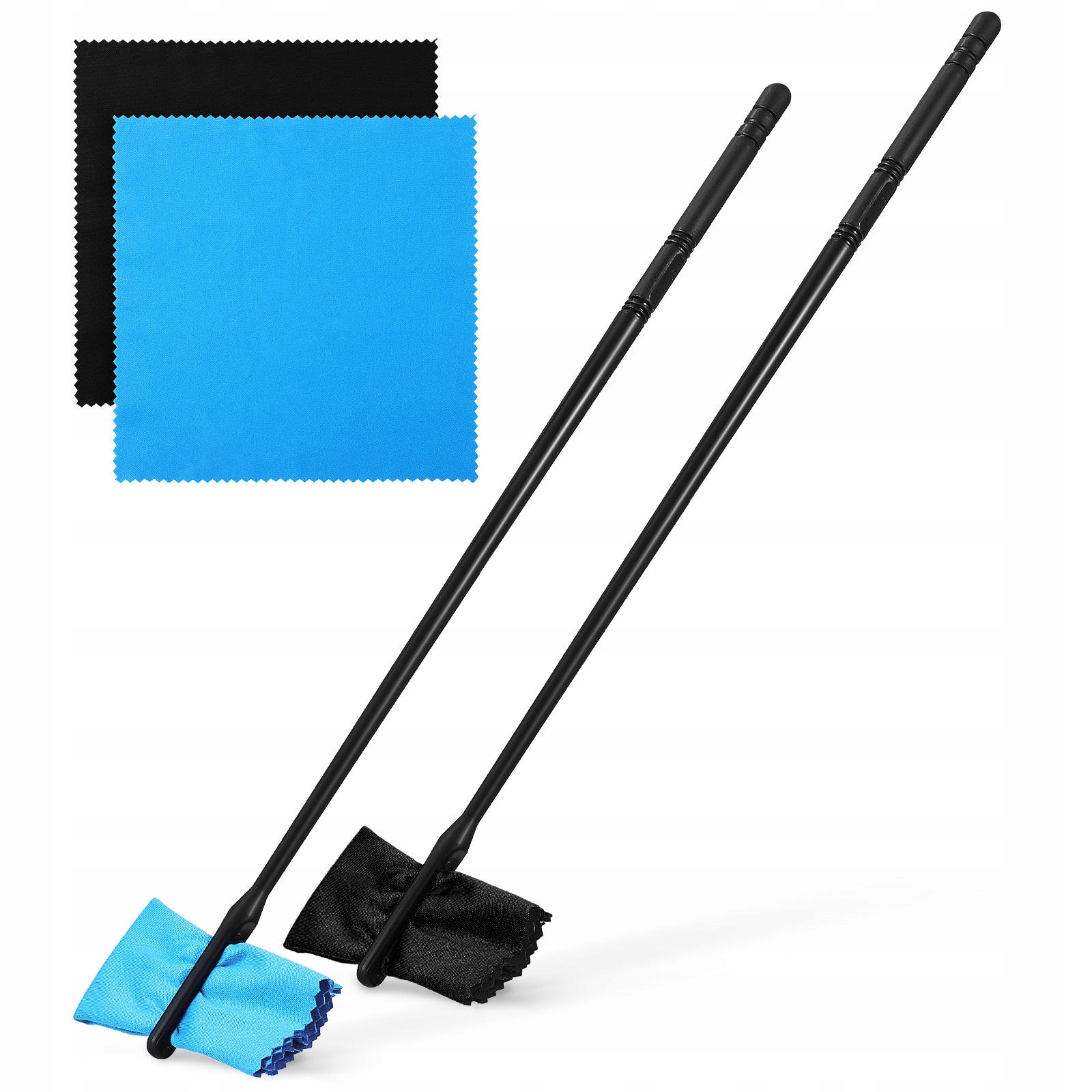 2SZT AKCESORIA DO CZYSZCZENIA FLETU Z MIĘKKIMI ŚCIERECZKAMI