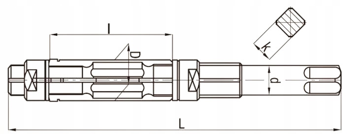 ROZWIERTAK NASTAWNY HSS WYKAŃCZAK NRZe 21 - 23 mm Marka Magma