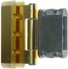 Sfs Easy 3D Záves pre ťažké drevené dvere, sada 3 ks, farba mosadz