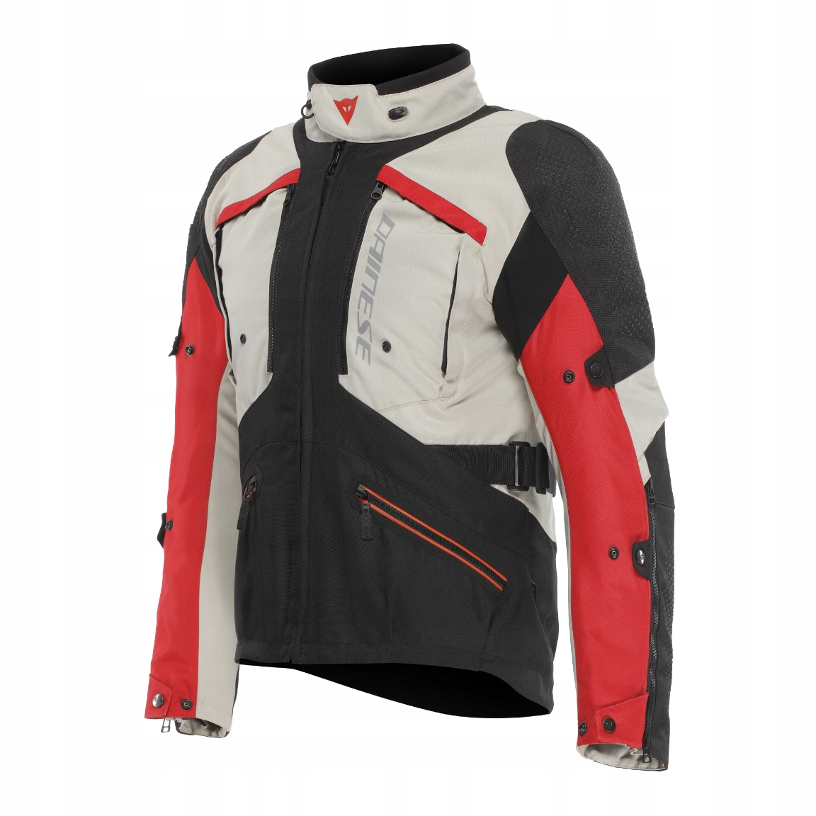 Motocyklová bunda Dainese Gullfoss D-Dry Jacket Biela/Červená 48