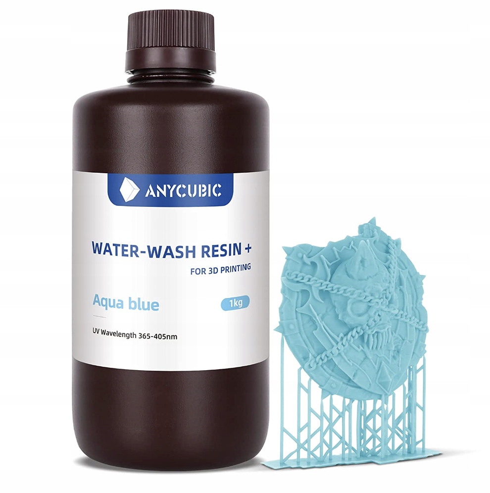 Пк аква. Anycubic Water-Wash Resin+ 1 кг. (Цвет: серый). Aqua Wash 4.