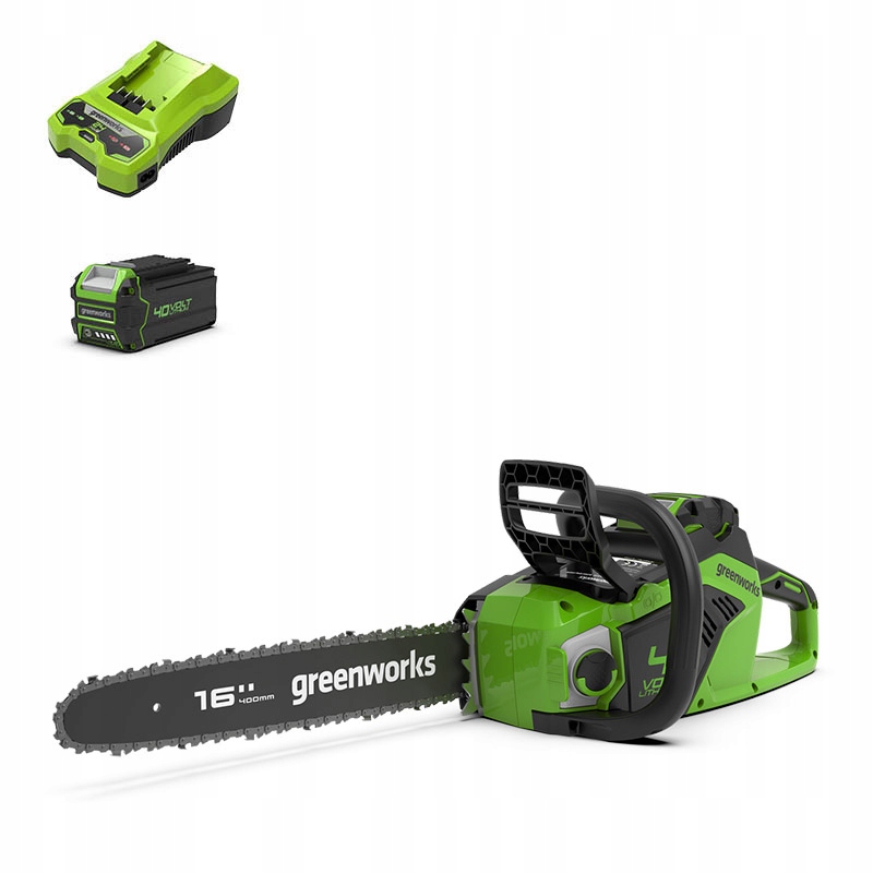 GreenWorks GD40CS18K2X Akumulatorowa pilarka łańcuchowa 40 V