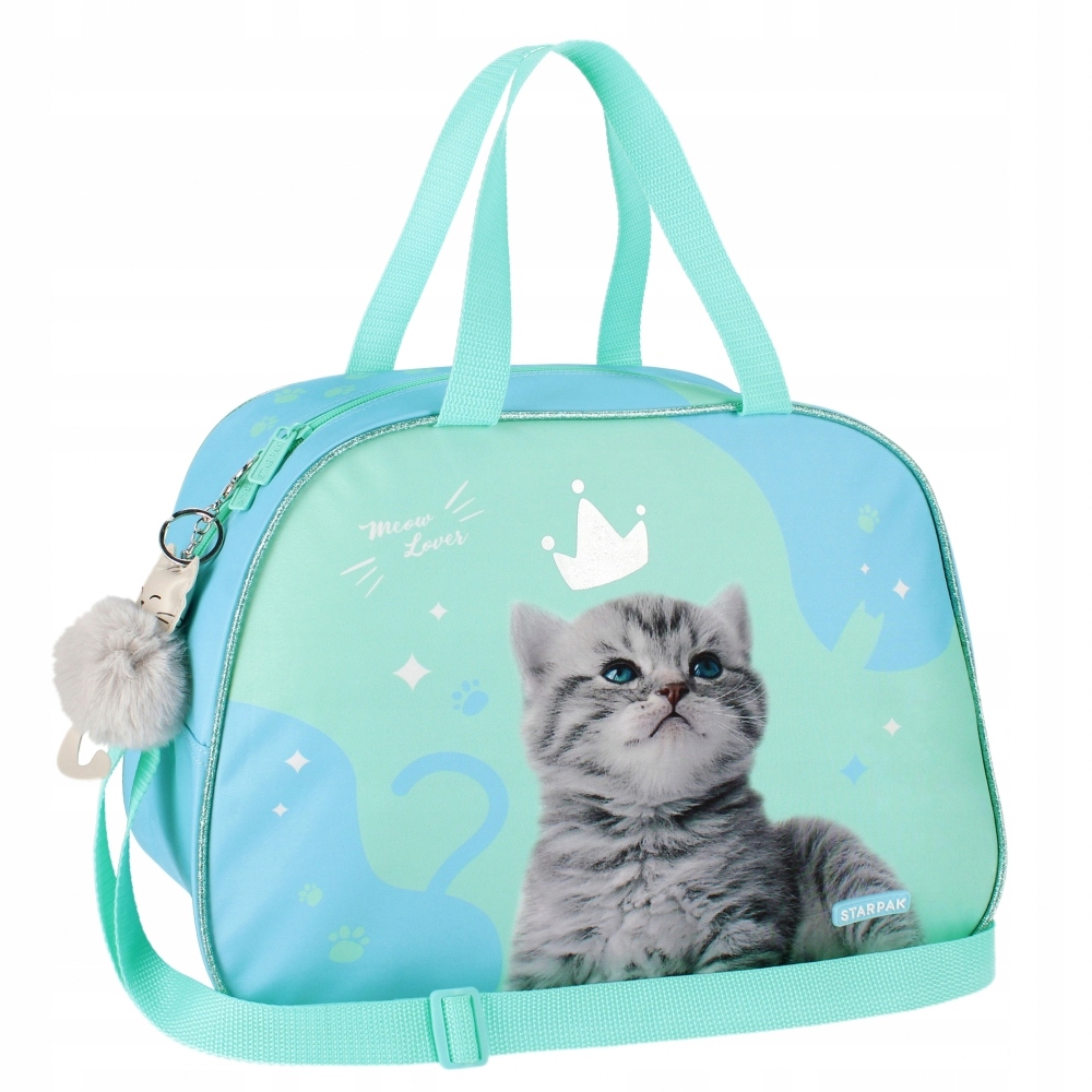 TORBA SPORTOWA DLA DZIEWCZYNKI KITTY CAT KOTKI FOTO STARPAK