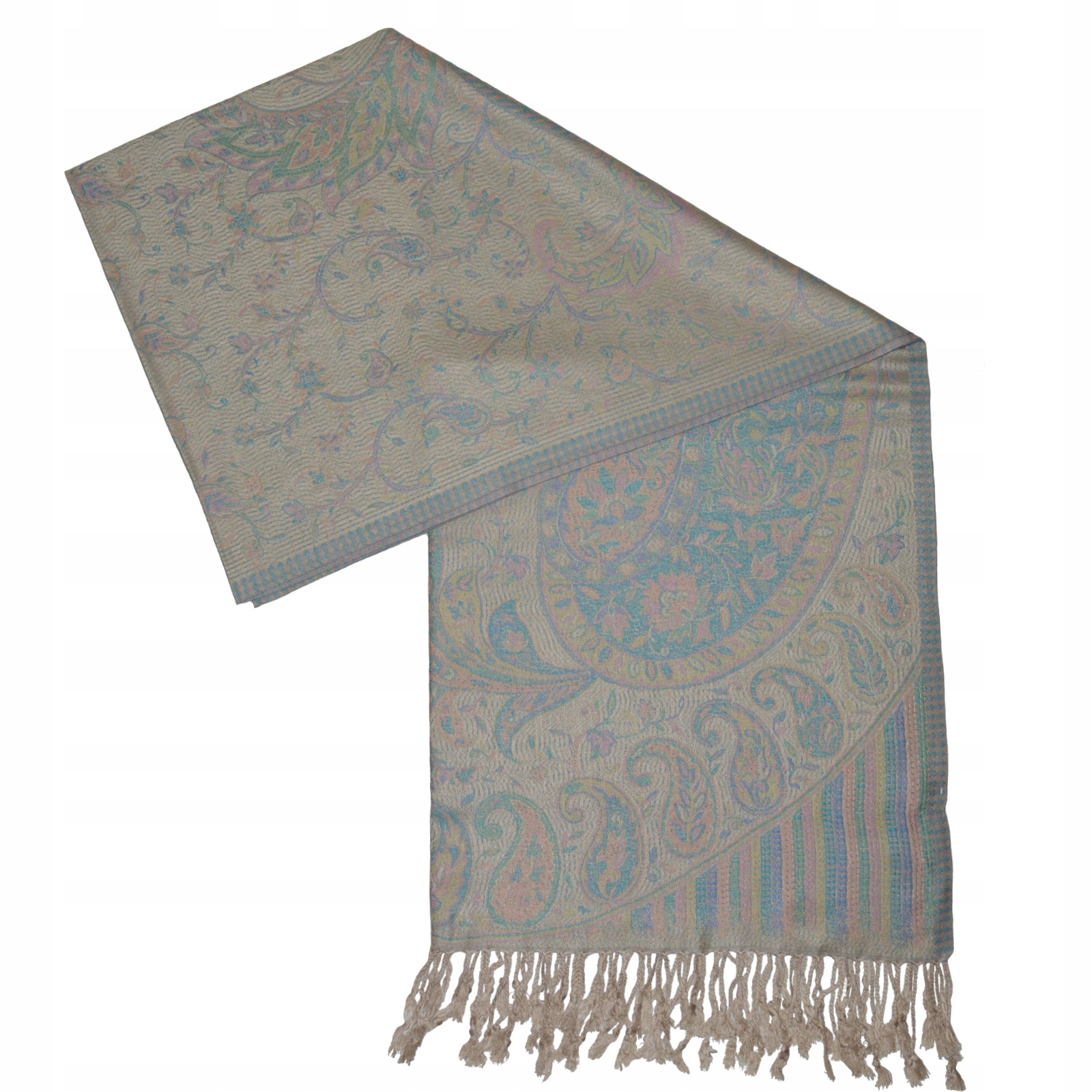 

Indyjski Szal Pashmina Indie sari orient 180 x 70