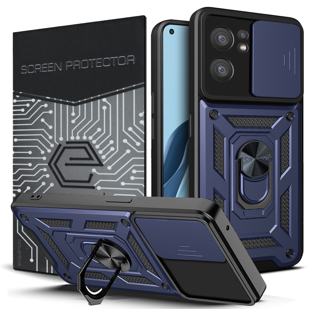 

Obudowa Case Etui Pancerne+szkło do Oppo Reno 7 5G