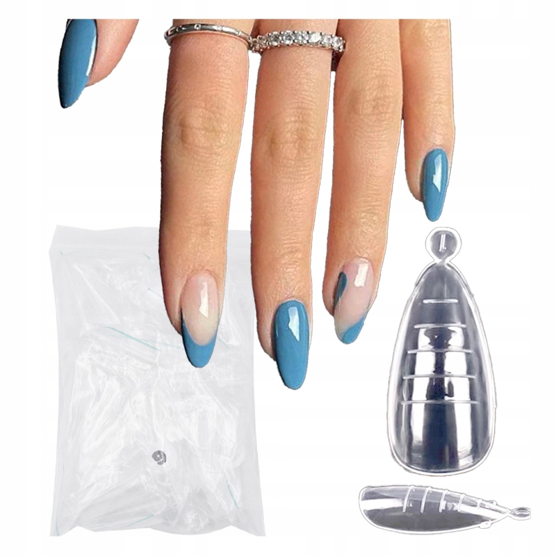 

OWALne Szablony formy do Przedłużania paznokci 120