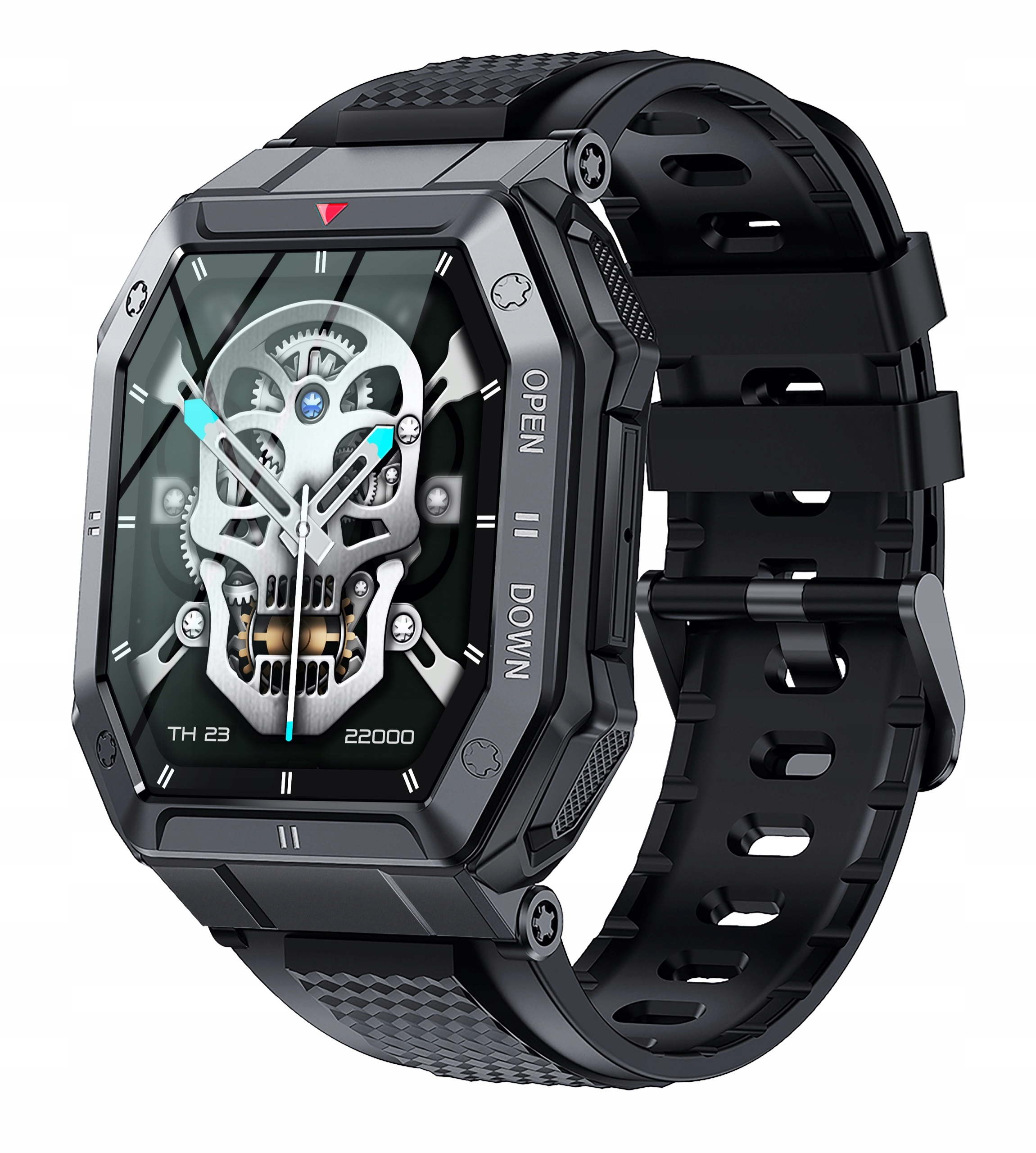 SMARTWATCH MĘSKI MILITARNY ROZMOWY WIELOFUNKCYJNY KARDIOWATCH EKG PL Model inny