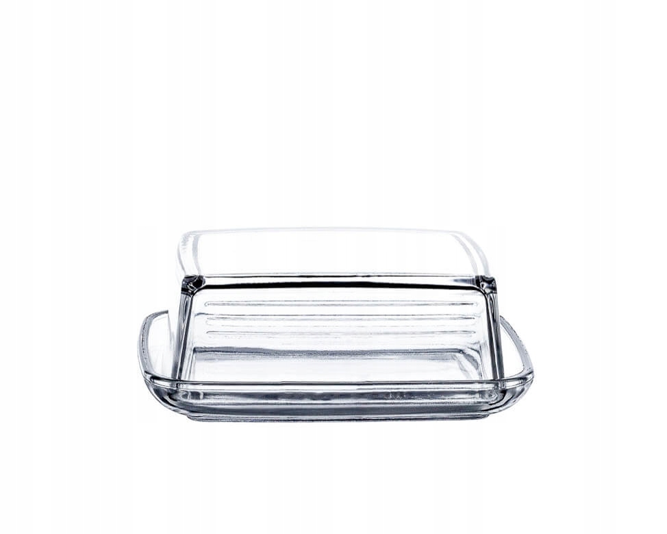 Maselniczka szklana z pokrywką Luna Huta Jasło