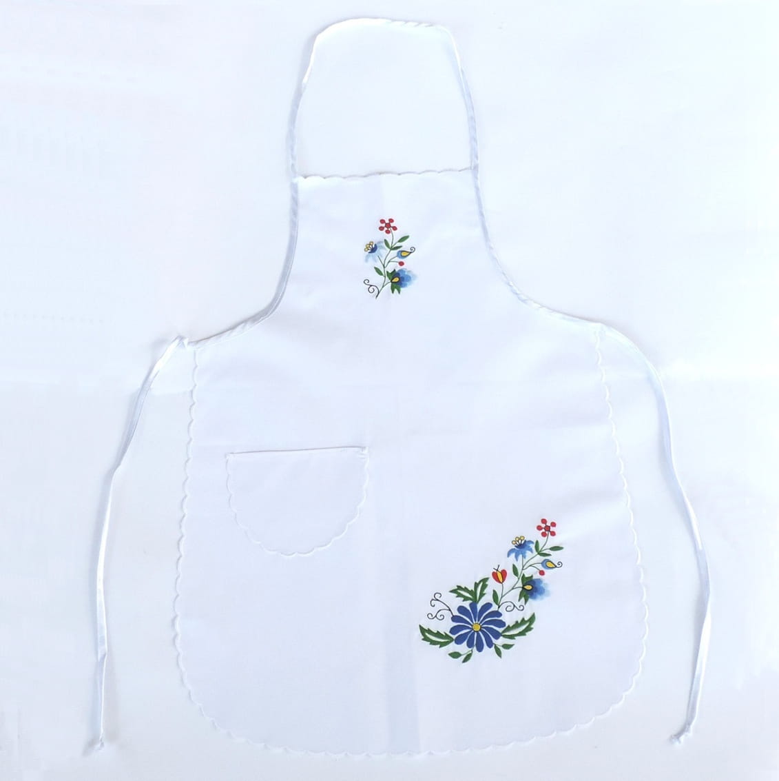 Kuchyňská Zástěra Folk Kašubská Výšivka, Ruční Práce