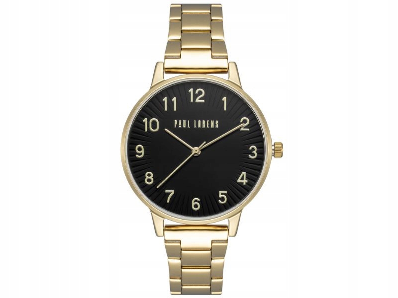 Dámské hodinky s černým ciferníkem na mesh náramku s elegantním vzorem