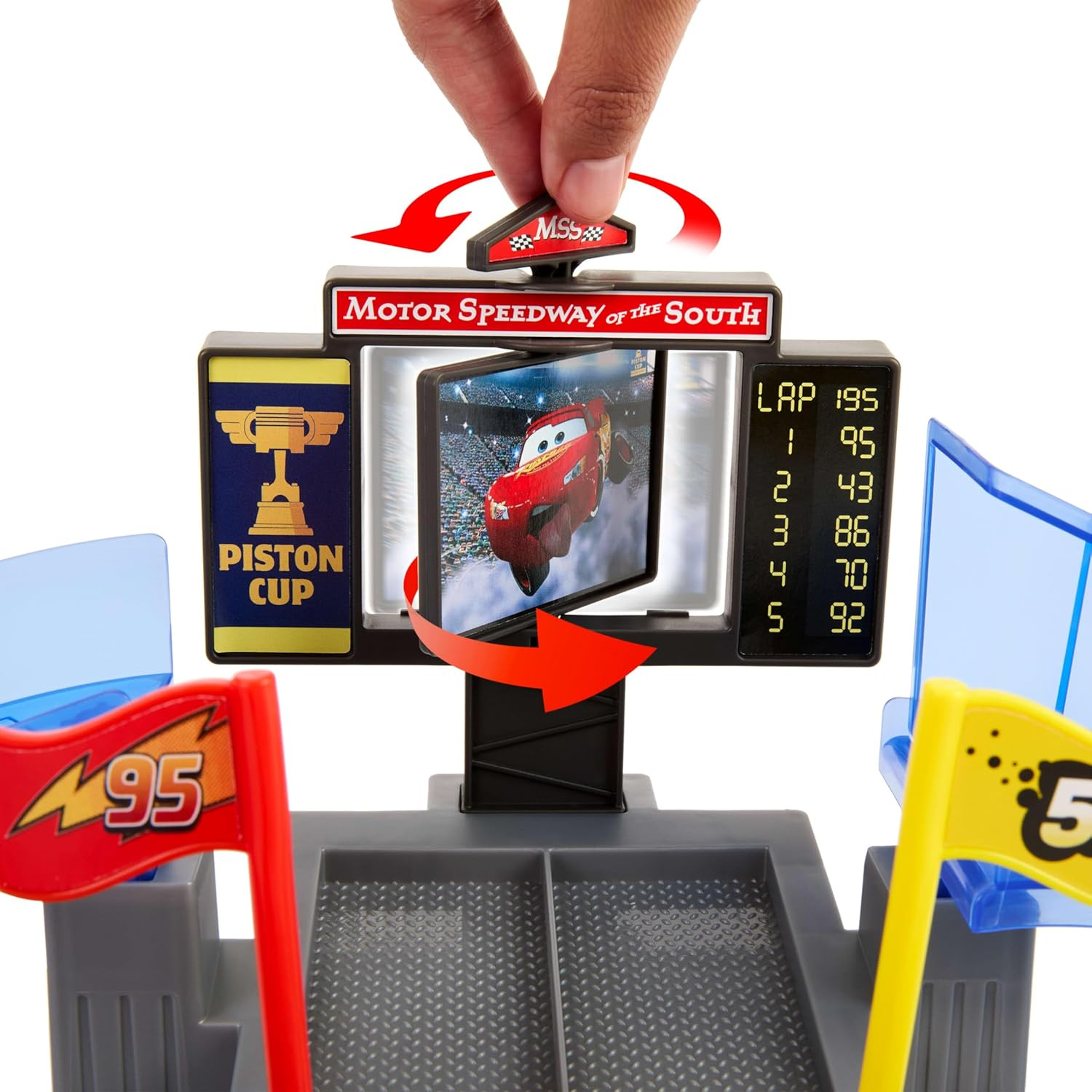 KASKADÉRSKÁ DRÁHA ZLATÝ PÍST SADA DISNEY PIXAR CARS AUTA Kód výrobce MATTEL JHL42