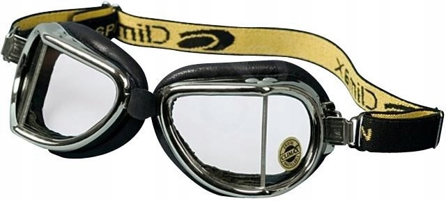

Luksus Retro Gogle Kaski Motocyklowe Climax Skóra