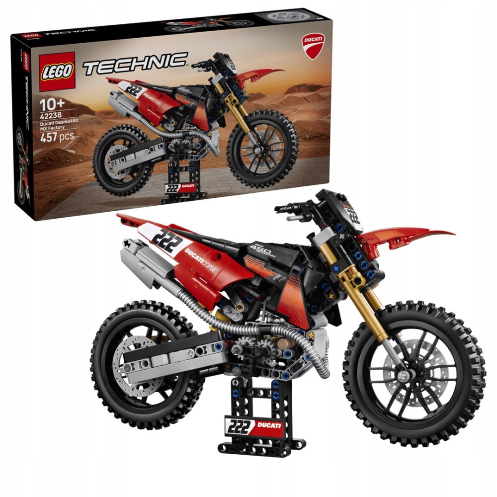 Lego 42238 Motocykl Ducati Desmo450 MX.. V29