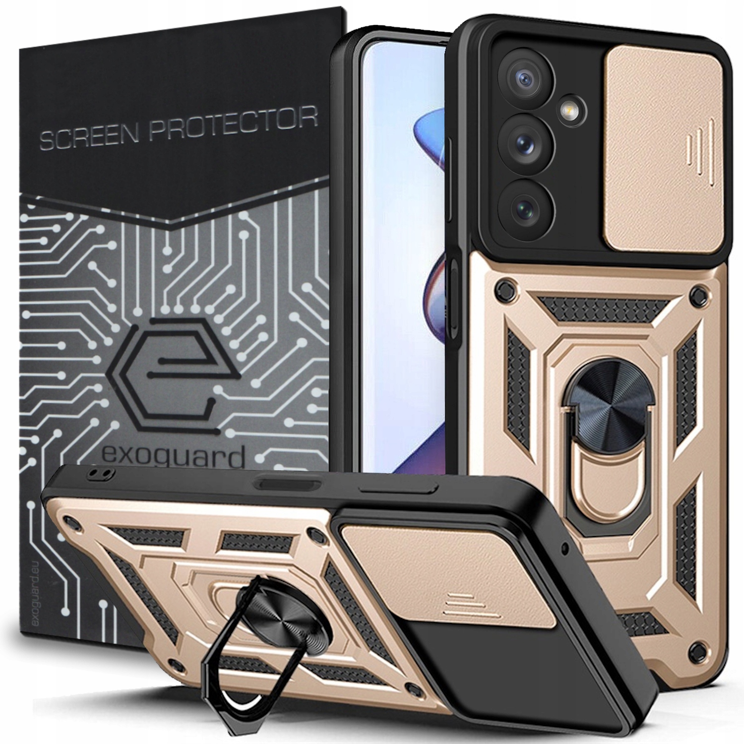 

Etui Pancerne+szkło do Samsung Galaxy A14 4G 5G