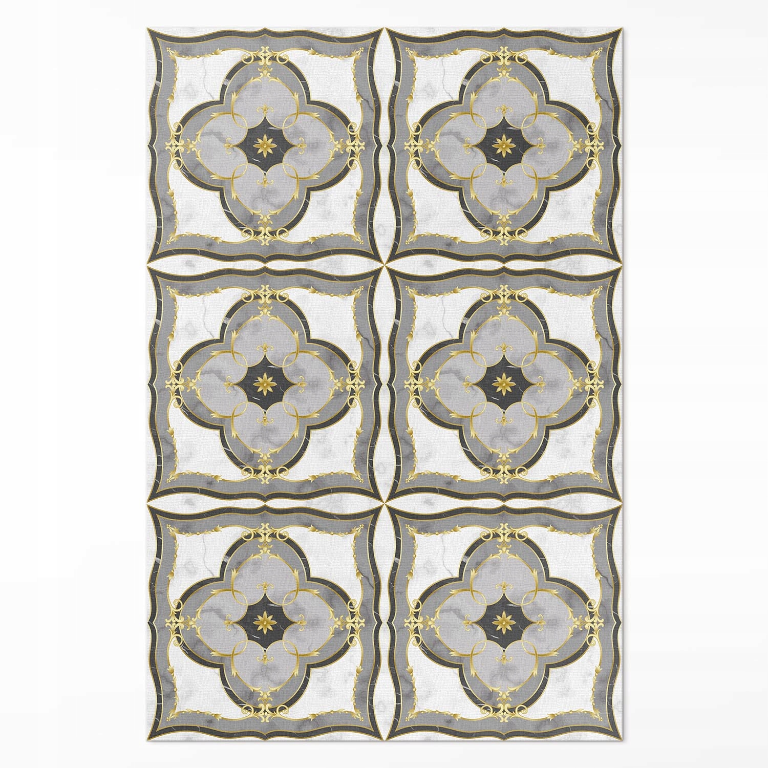 Vinylový Koberec s S Potiskem Ozdobné dlaždice se vzorovanými dlaždicemi Velký 140 x 210 cm