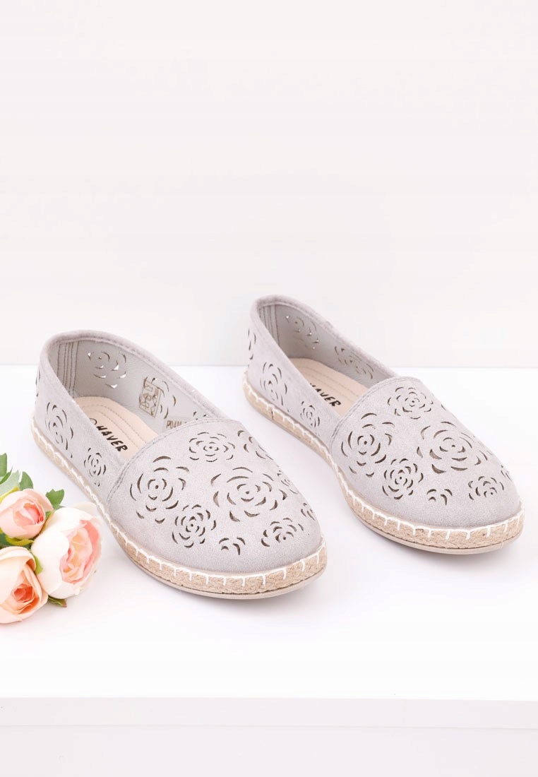 

Espadryle jasno szare 6 Thalia Jasno szary 39