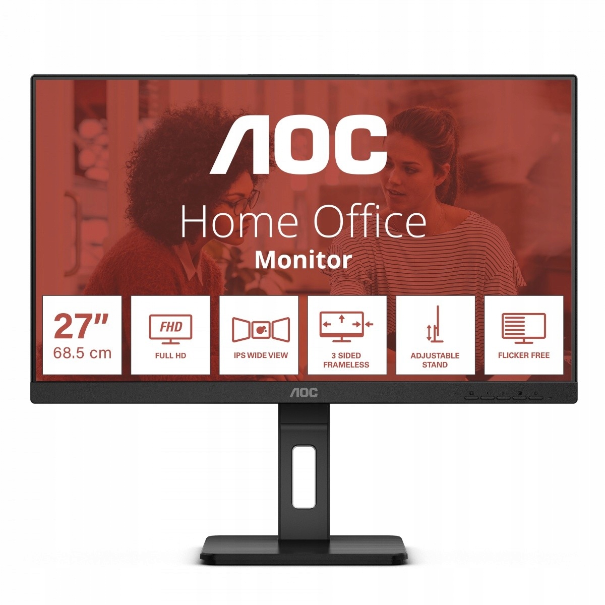 Aoc Monitor 27E3QAF 27 cali Ips Hdmi Dp Pivot Głośniki