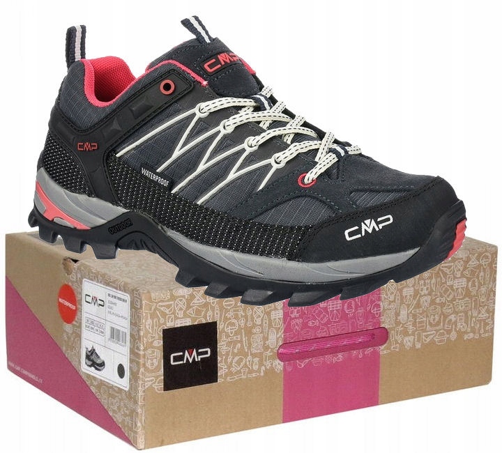 Buty trekkingowe damskie Cmp Rigel Low r. 41 Szare Trekking