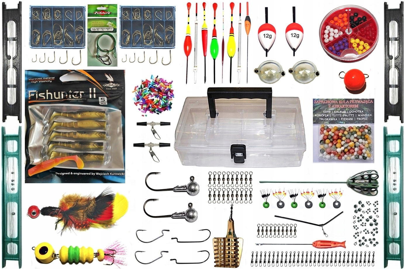 840 Akcesoriów Wędkarskich Skrzynka Na Prezent.