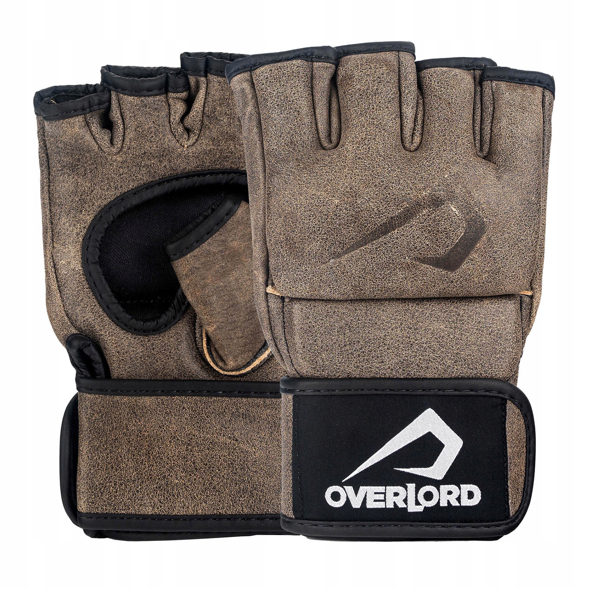 Grapplingové rukavice Overlord Old School Mma hnědé XL