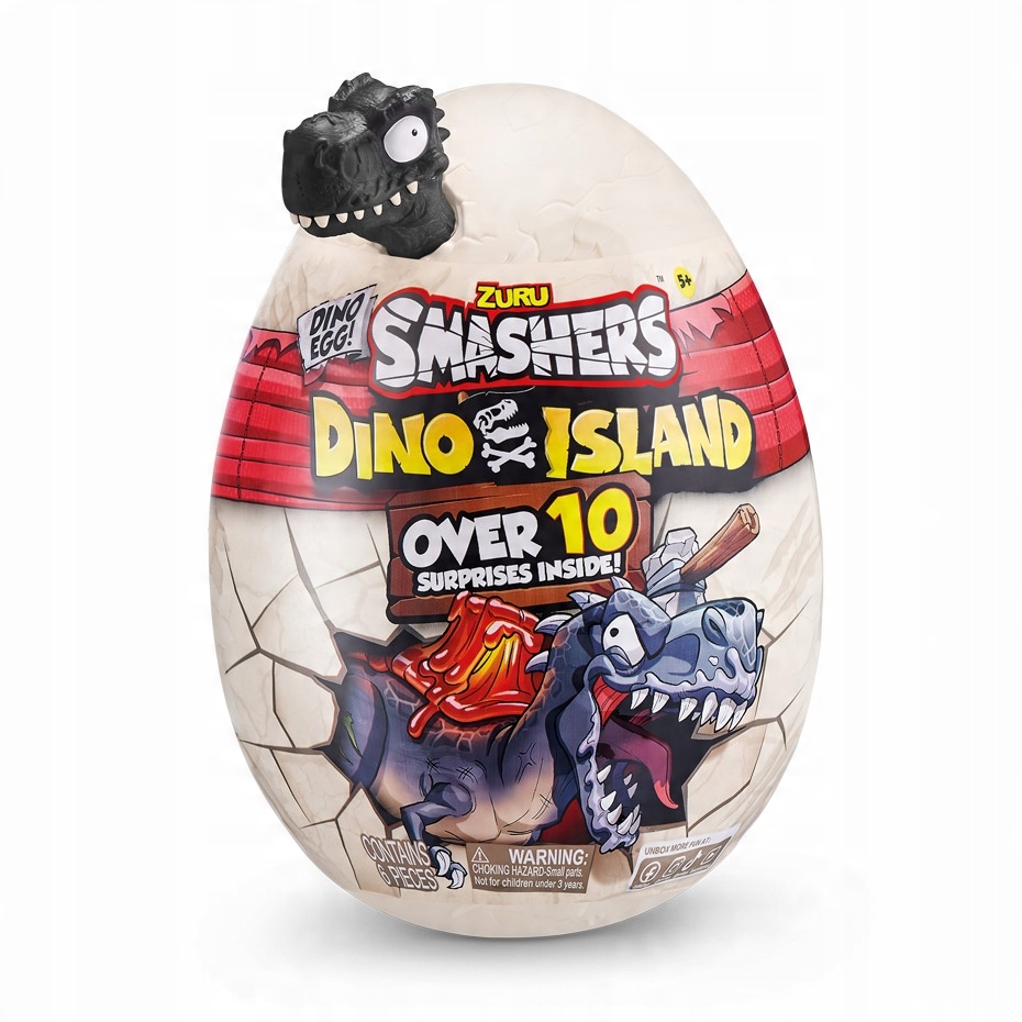 

Smashers Dino Island Jajo zielona
