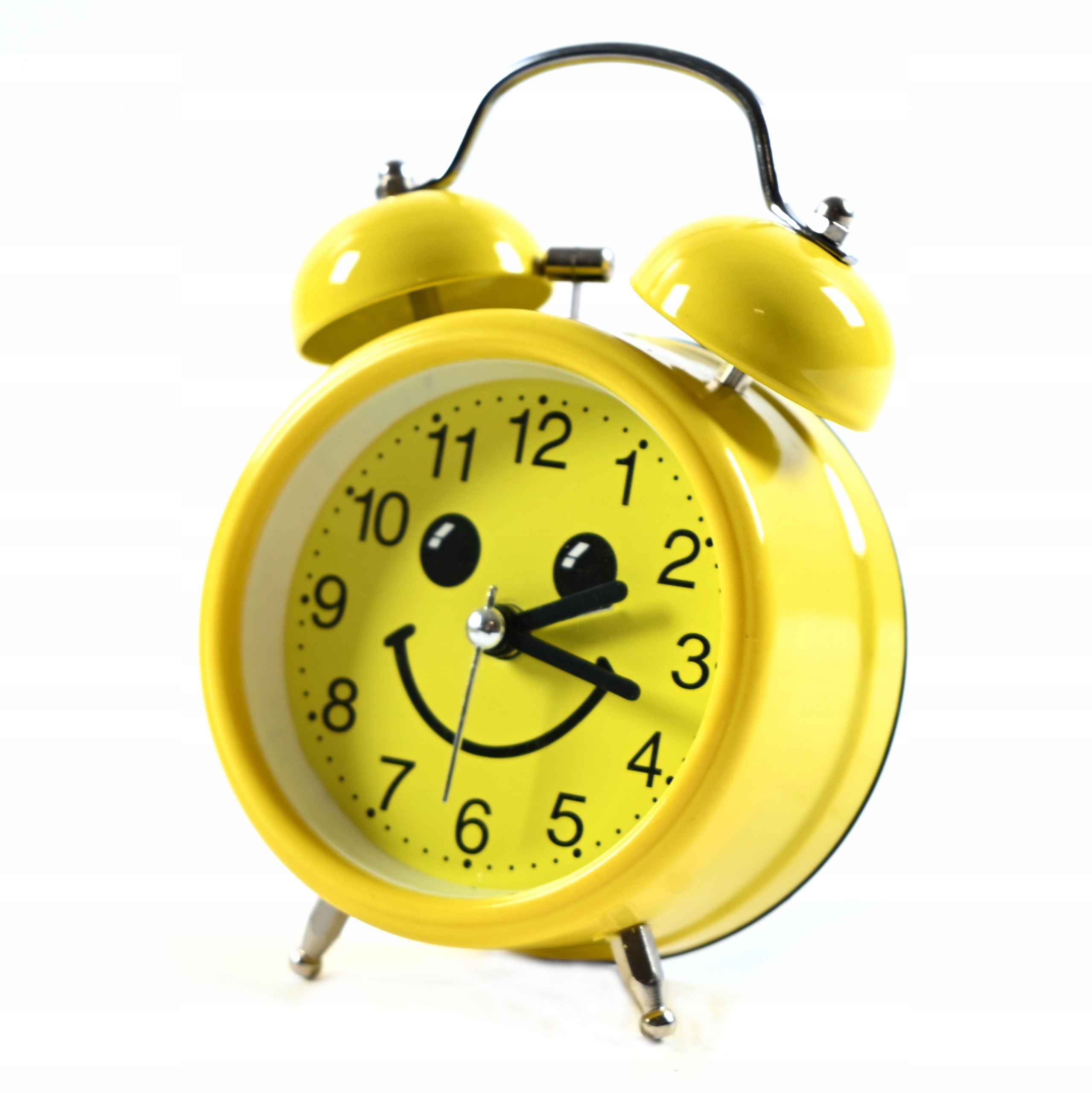 ŻÓŁTY BUDZIK DLA DZIECI EMOTIKONY BUŹKI ZEGAR GŁOŚNY ALARM RÓŻNE WZORY Marka Midex