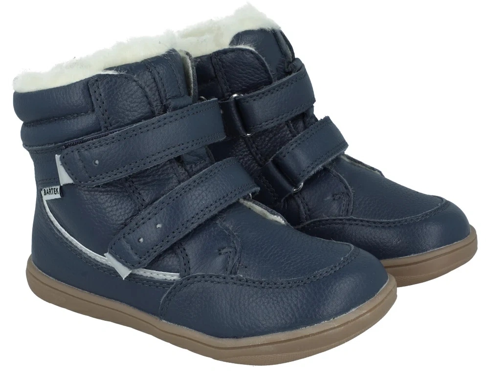 Barefoot trzewiki 8401451 Bartek czarne chłopięce ocieplane lekkie r. 31