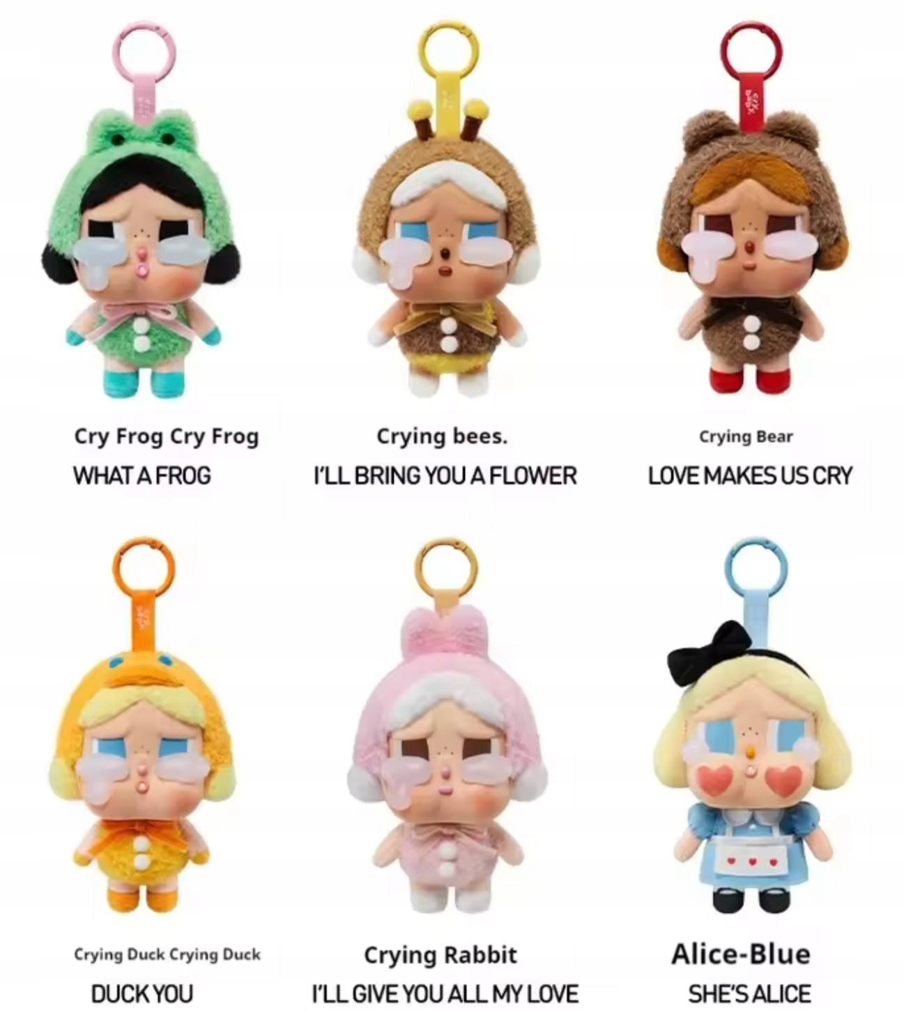 注目ショップ・ブランドのギフト ORGINAL POP MART CRYBABY Crying Again – Maskotki Vinyl Face その他