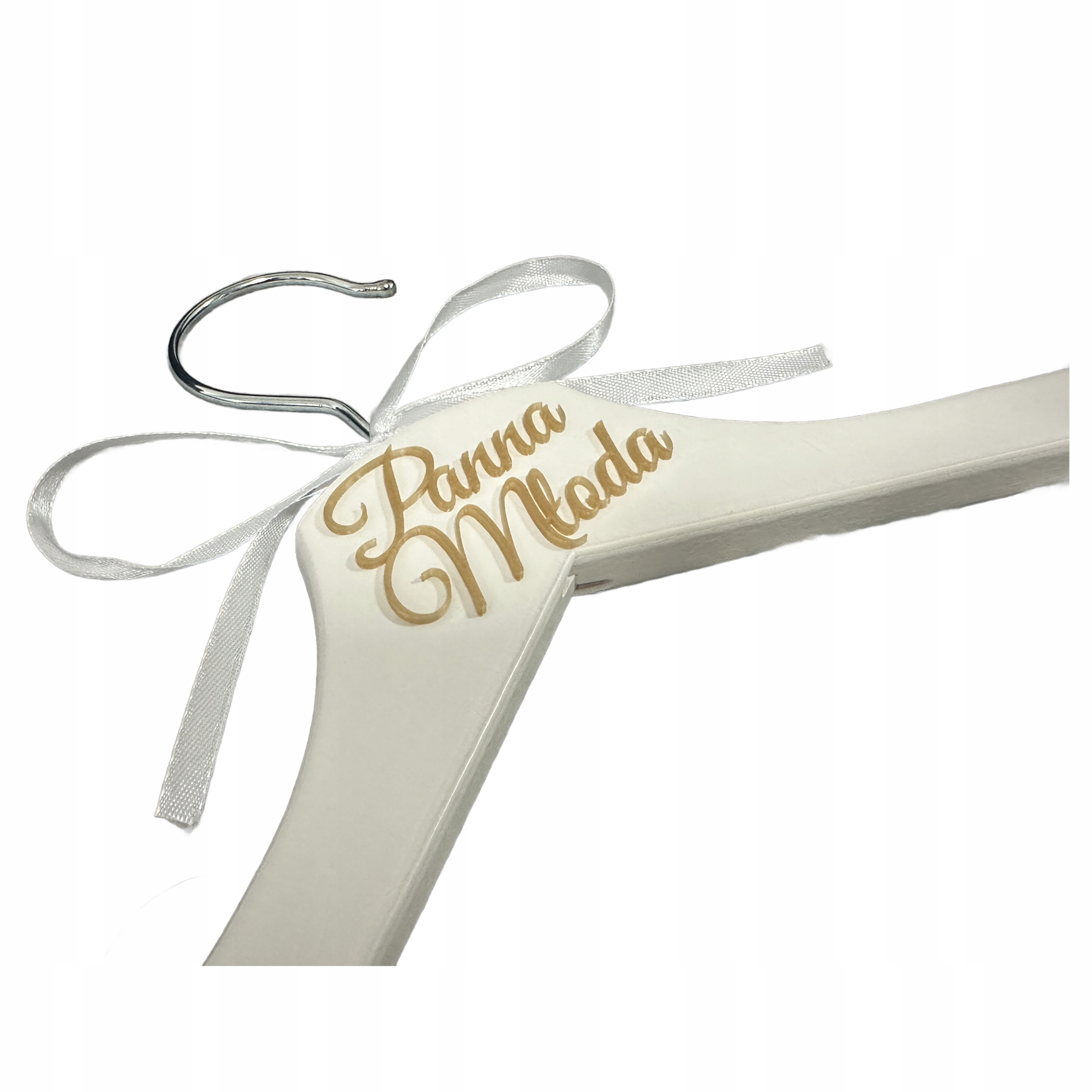 Wieszaki ślubne złoty napis HIT SEZONU Pan Młody, Panna Młoda / wesele ślub Marka bez marki