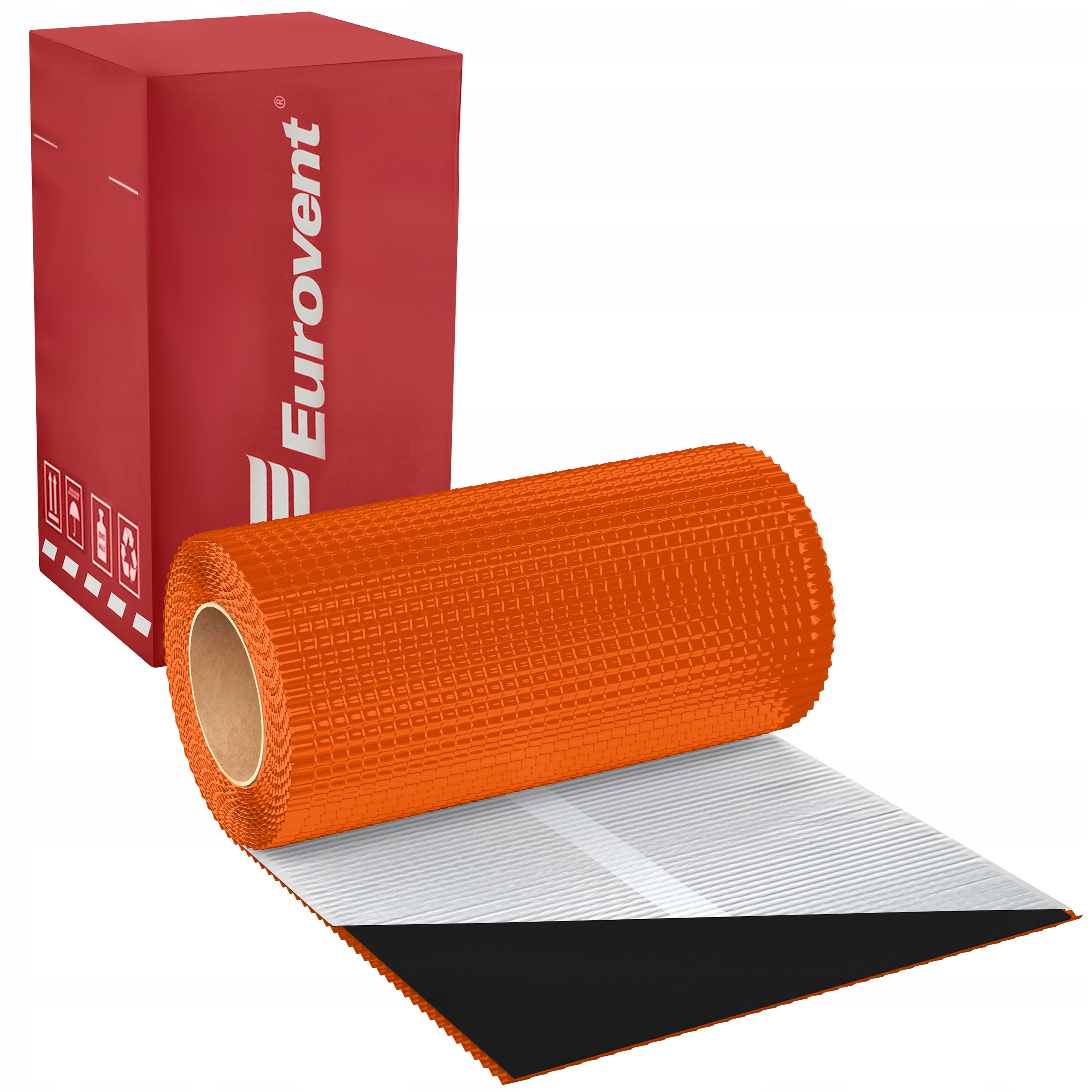 Olovená komínová páska 5 m Ral 8004 Eurovent Tehlová