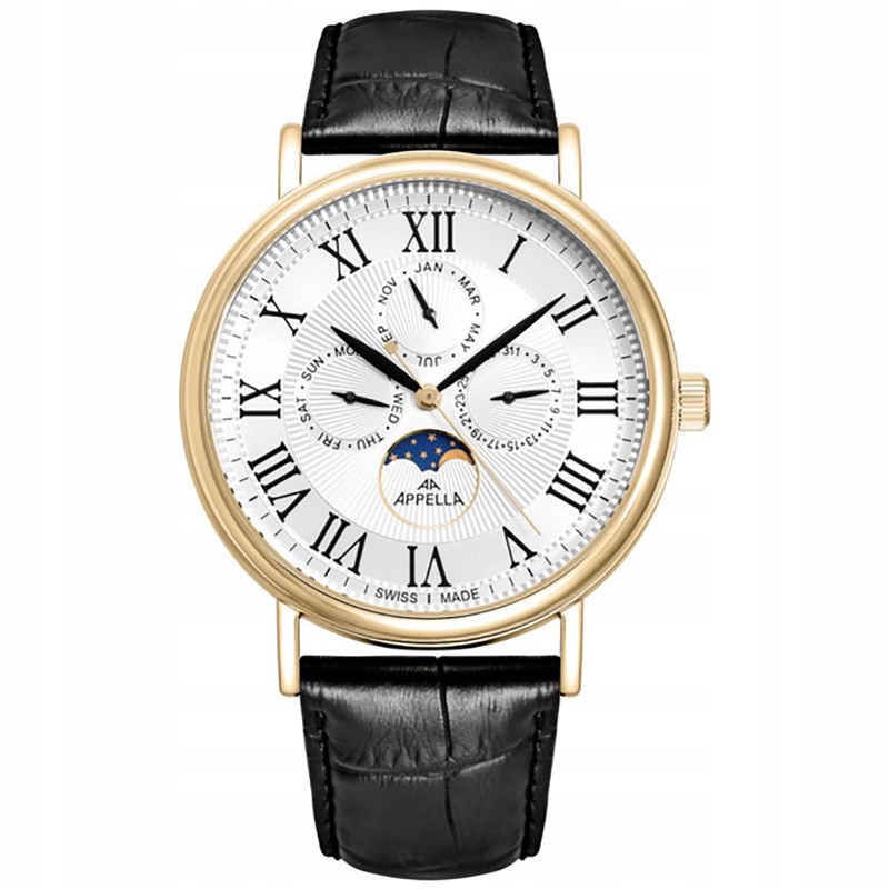 Pánské Hodinky Appella L70004.1233QF černé