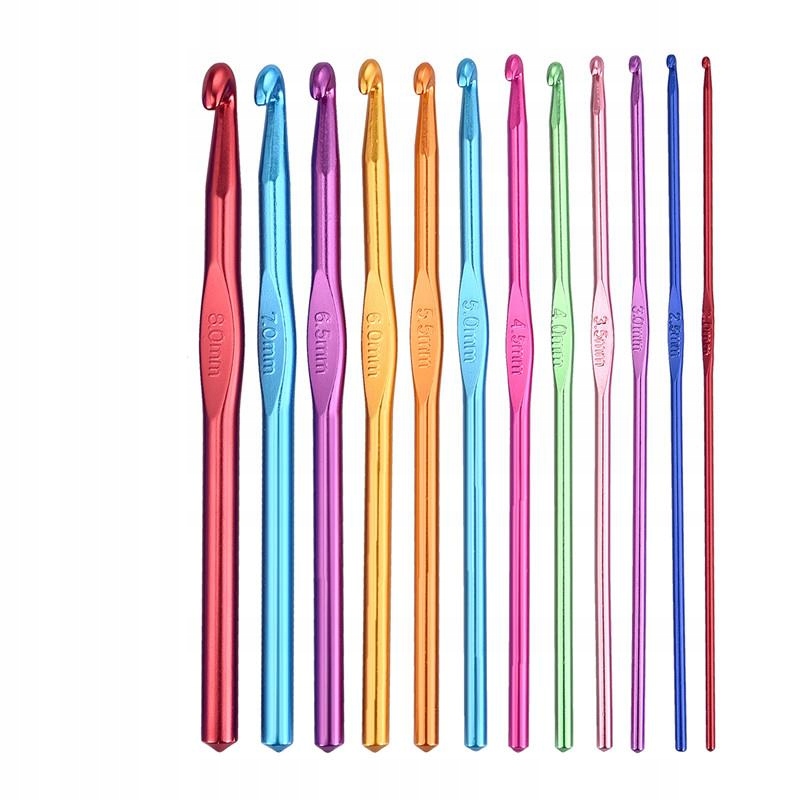 Sada Háčků 12 Ks Háček Háčků 2-8 MM