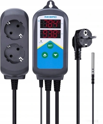 Inkbird Regulator Temperatury Do Akwarium Termostat Podwójna Sonda