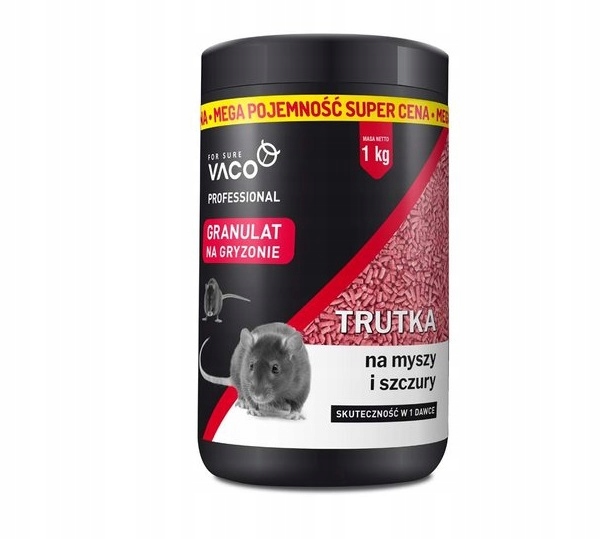 

Vaco Granulat Mocna trutka na Myszy Szczury 1kg