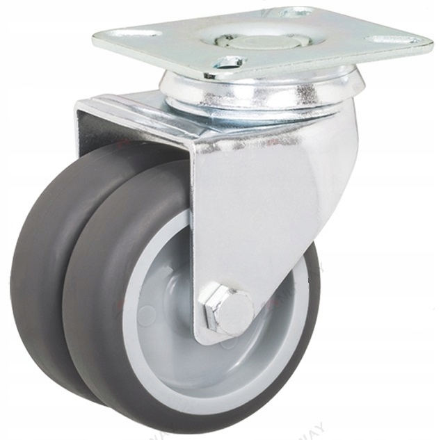 

Koło 75mm Kółko Podwójne Zestaw Jezdny 100KG Kółka