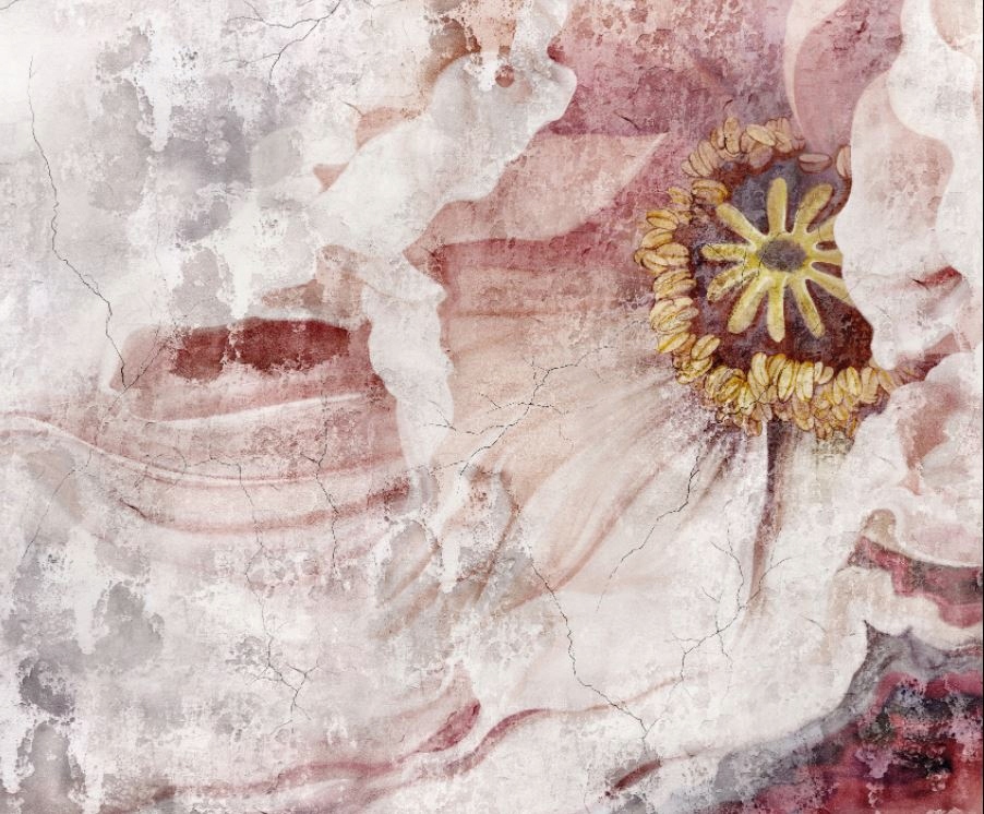 Fototapeta Červený kvet 300x250 cm štruktúra350 g