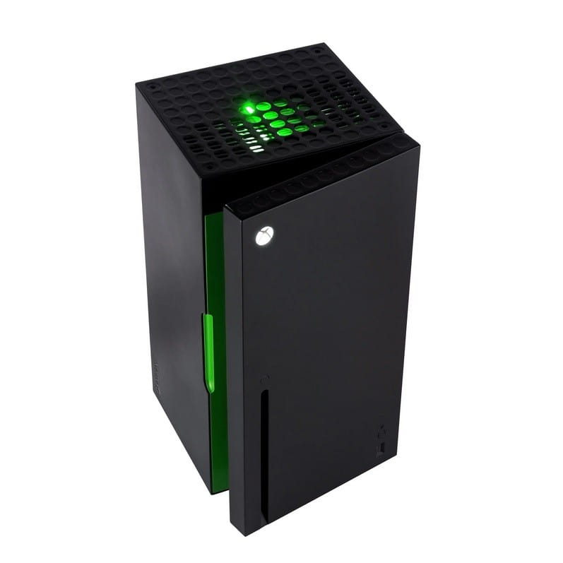 Lodówka mini termoelektryczna Microsoft Xbox Series X 10 l czarna/zielona