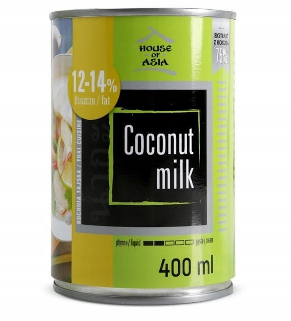 

Mleczko kokosowe 12-14% 400 ml.-HOA