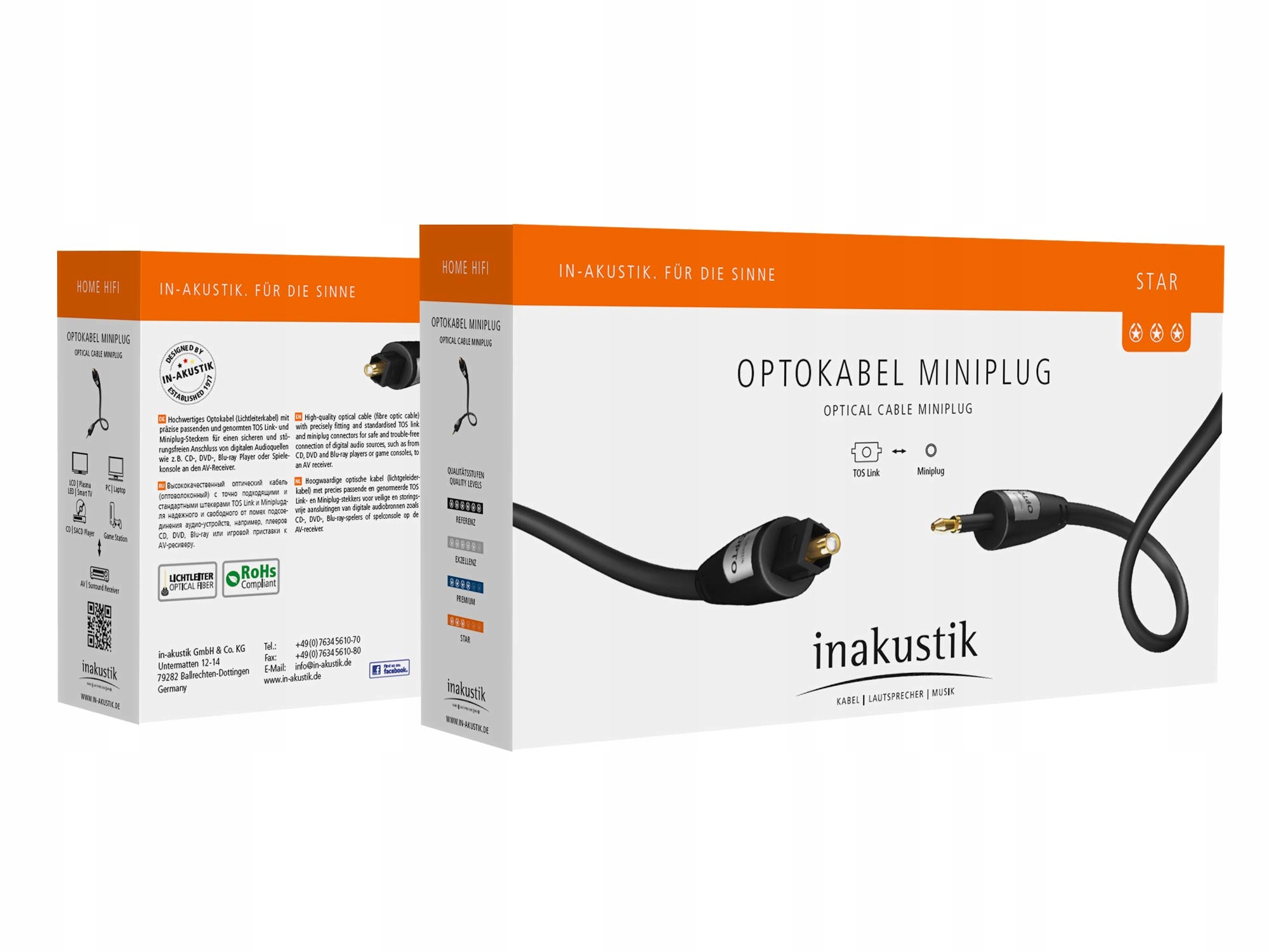 

Inakustik Star - Toslink/mini Toslink 3m